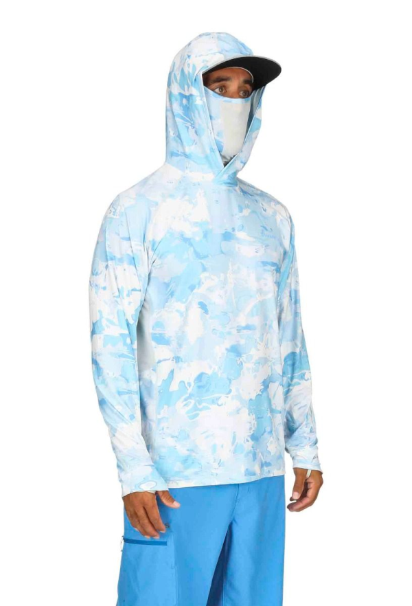 Simms Solarflex Sun Armor Blue Cloud Camo 6 Simms Solarflex Sun Armor Blue Cloud Camo 6